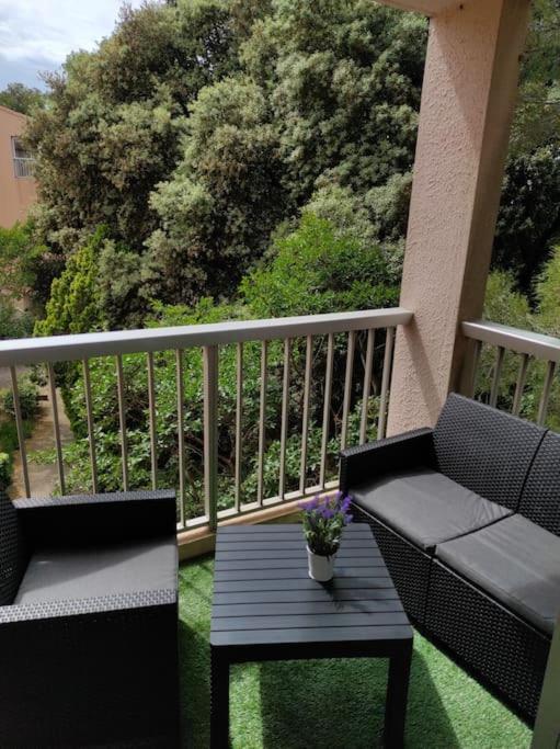 Charmant Studio Climatise 24 M2 Terrasse A 100M De La Plage Saint-Mandrier-sur-Mer Exterior foto