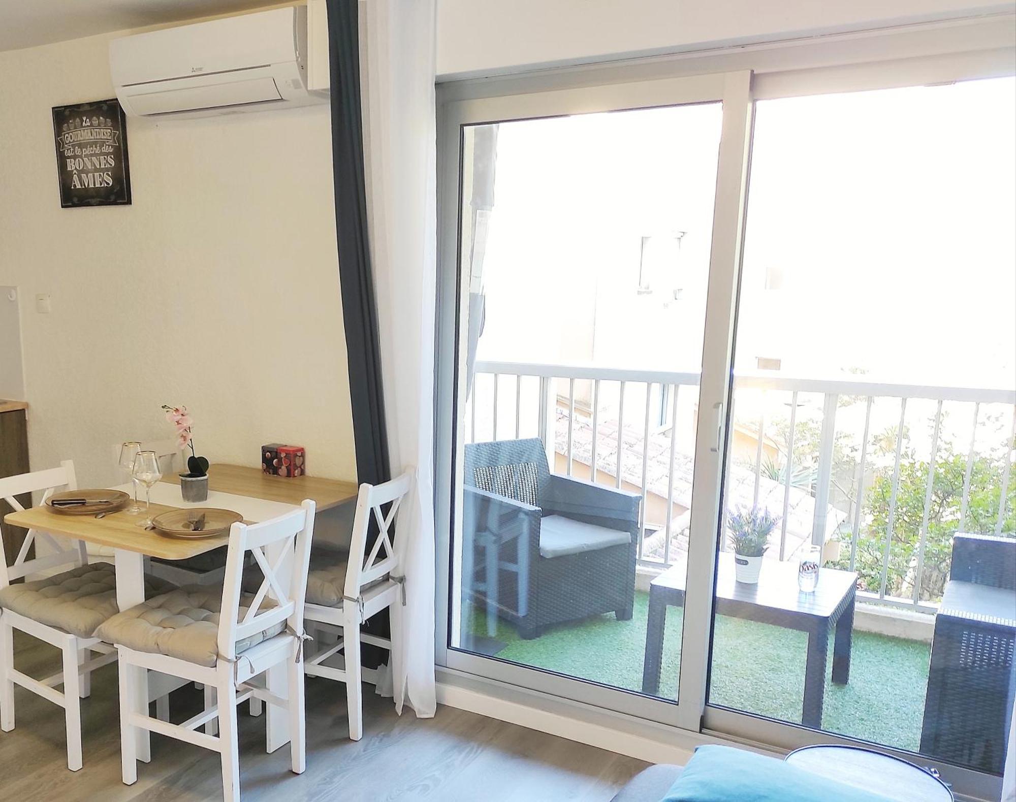 Charmant Studio Climatise 24 M2 Terrasse A 100M De La Plage Saint-Mandrier-sur-Mer Exterior foto